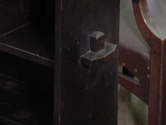 Detail keyed tenon.